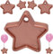 Godfather Star Shaped Balloon Weight Plastic Balloons Weights Reusable Helium Colorful Balloon Weights for Parties Birthday Celebration Decoration (Rose Gold, Pack of 6)