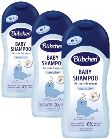 Bübchen, Baby Shampoo, 200 ml (Packung mit 3)