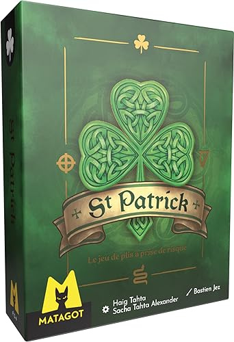 Asmodee Matagot St Patrick – Gesellschaftsspiele – Kartenspiele – Faltspiele – ab 10 Jahren – 3 bis 4 Spieler – 20 bis 40 Minuten – französische Version