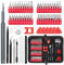 EasyTime Precision Small Screwdriver Set: 57 PCS Mini Electronics Repair Tool Kit with Magnetic Bits for Cell Phone Switch PS4 Xbox Laptop Tablet Computer DIY Beginner Craftman