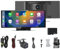Cartablet Pro MAX 2025, Car Tablet Pro MAX 2025 with Reverse Camera, GPS Navigation Voice Control Wireless 4k Dual Lens, 10.26 HD Portable Carplay & Android Auto Screen