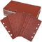 ZephyrCraft Schleifpapier Set 40 Stück 93x185 mm mit Klettverschluss und 8 Löchern, Schleifblätter Körnung 60-1000 für Exzenterschleifer, Schwingschleifer