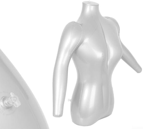 Innovative Schaufensterpuppe für Damen, aus PVC, für Schmuck, T-Shirts, Schals und mehr