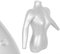 Innovative Schaufensterpuppe für Damen, aus PVC, für Schmuck, T-Shirts, Schals und mehr