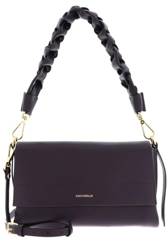 Coccinelle Leder Schultertasche Umhängetasche Boheme Grana Double Shoulder Bag