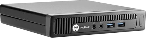 HP Mini PC Desktop-Computer 600 G1, Prozessor Core i7-4765T, Arbeitsspeicher 16 GB RAM, SSD-Festplatte 240 GB, Windows 11 Pro (Generalüberholt)