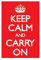 Fun - Keep Calm (Red) - Fun-Poster Keep Calm England Flag Union Jack - Grösse cm