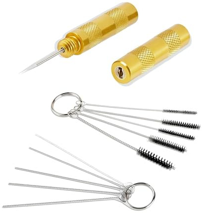 ABEST 3 Set Airbrush Spray Cleaning Repair Tool Kit Stainless steel Needle Brush Set
