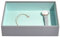 Stackers Dove Grey & Mint Classic Medium Jewellery Box Chunky Jewellery Layer