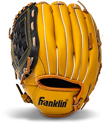 Franklin Sports Field Master Series Baseball Handschuhe, Unisex, schwarz