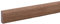 30 lfm Leiste massiv Eiche 38 x 19mm mit abgerundeter Vorderkante geölt