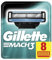 Gillette Mach3 Razor Blades for Men, Pack of 1 (1 x 8 Pieces)