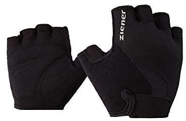 Ziener Kinder CRIDO Fahrrad-, Mountainbike-, Radsport-Handschuhe | Kurzfinger - atmungsaktiv/dämpfend, black, M