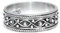 Windalf Damen Silber-Ring SINIA 7 mm Freundschaftsring Handarbeit 925 Sterlingsilber (Silber, 52 (16.6))
