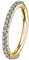 OUFER 16G Rostfreier Stahl Knorpel Ohrringe Fünf Petal Clear CZ Blume Tragus Helix Earrings Knorpel Ohrstecker gold 12mm