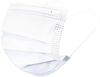 50 Stück Weiß Einmal-Mundschutz, Staubs-chutz Atmungsaktive Mundbedeckung, Erwachsene, Bandana Face-Mouth Cover Sommerschal (50, Weiß)