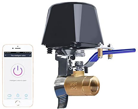 UseeLink ZigBee Smart Wasserventil, Zigbee Ventilsteuerung, Bewässerungssteuerung, Wasserabsperrventil, kabelloses Smart Ventil, kompatibel mit Alexa und Google, erfordert Zigbee Hub