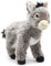 Uni-Toys - Esel grau, stehend - 28 cm (Höhe) - Plüschtier, Kuscheltier