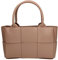 SwankySwans Damen Heather Veganes Leder Tote 2 in 1 Mini-Tragetasche, Nude