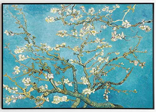 JOPRICO Vincent Van Gogh Druck - Mandelblüte Größe 50x70 cm | 20x28 inch