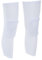 PATIKIL Ginocchiere Imbottiture, 2pz EVA Elastico Gamba Maniche Compressione Ginocchio Imbottitura per Uomini & Donna - Basket, Baseball, Calcio, Pallavolo, Corsa - Bianco, Grande