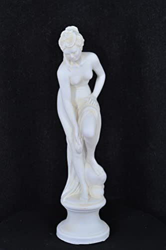 Frauenfigur Frauenstatue Skulptur Frauenbüste Handbemalt Vintage Stil Jugendstil 74.cm