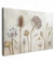 MuchoWow© Quadro Camera Da Letto 120x80 cm Quadri Soggiorno Decorazione Parete Quadri Moderni Su Tela Stampe Foto Cornice Quadretti PosterFiori - Acquerello - Natura morta - Marrone - Vintage
