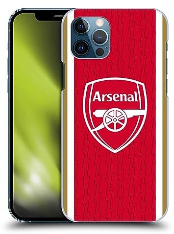 Head Case Designs Officially Licensed Arsenal FC Home 2023/24 Crest Kit Hard Back Case Compatible With Apple iPhone 12 / iPhone 12 Pro