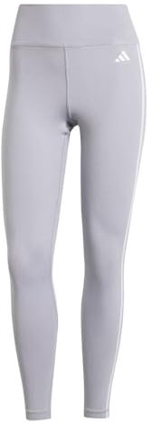 adidas Damen Train Essentials 3-Stripes High-Waisted 7/8 Leggings, GLORY GREY F20, S
