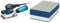 Bosch Professional 0 601 292 902 Ponceuse à bande 350 W + 1x Expert Cale Dual Density (pour bois, 80 x 133 mm, avec Abrasifs réticulés EXPERT M480 2xP80-2xP120-1xP180, Accessoire)