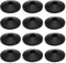OTOTEC 12 stücke WC Sitz Feste Dichtungen WC Sitz Gummi Unterlegscheiben WC Sitz Gummi Fitting Schwarz Befestigung Konische Gummidichtung WC-Sitz Rutschfeste Dichtung