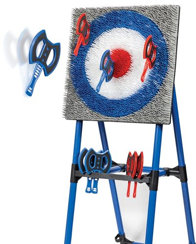 EastPoint Deluxe Cadre en Acier Hache Lancer Cible de Jeu – Cadre en Acier pour intérieur et extérieur