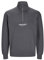 JACK & JONES Male Sweatshirt mit halbem Reißverschluss Text Sweatshirt mit halbem Reißverschluss