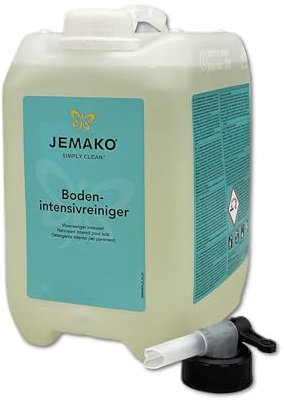 Jemako Bodenintensivreiniger für alle wasser- und alkalibeständigen Bodenbeläge im privaten-, gewerblichen- und im Gastronomiebereich (Bodenintensivreiniger 5l)