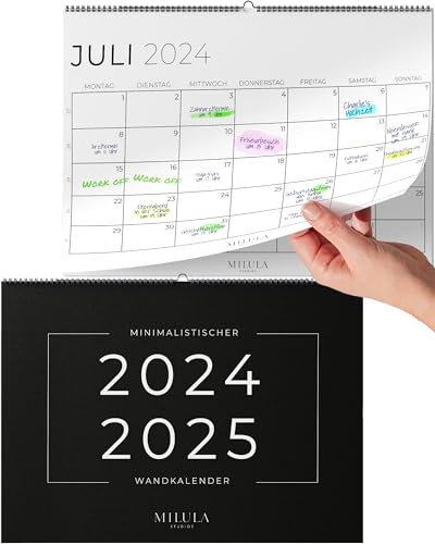 Wandkalender 2025 2026 Groß - Kalender 2026 Familienplaner Jul 2025 - Dez 2026 - Kalender 2026 Wandkalender - Familienplaner 2026 - Familienkalender 2026 (Paarkalender)
