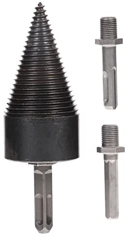 POPETPOP Wood Splitter Drill Bit for Firewood Handles for Log Splitting Power Drill