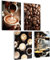 mojoliving Poster Kaffee Bilder schwarz weiss Kaffee Bild Wandbilder für die Küche Poster Küche Deko Vintage Geschenke