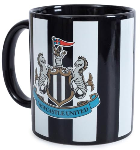Hy-Pro Newcastle United F.C. Mug en céramique sous licence officielle Newcastle United F.C. - Thé, café, chocolat chaud, tasse de marchandise, The Pies, excellente idée cadeau de football, pour