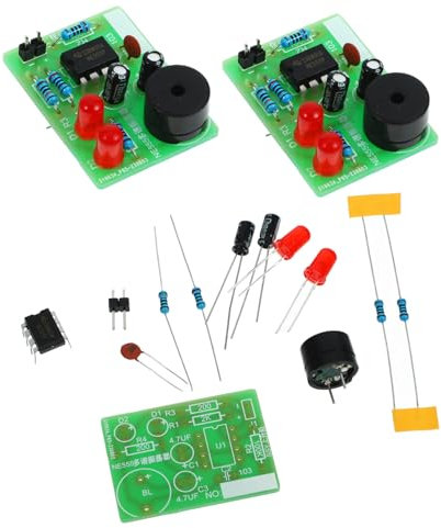 FUNOMOCYA 3sets Soldering Practice Kit Flash Circuit Assembly for Electronics Projects for Beginners to Learn Welding Skills and Creativity