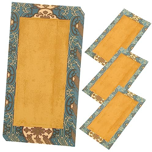 SEWACC 40blätter Bedrucktes Reispapier Professionelles Kalligraphiepapierset Für Chinesische Kunst Halbgare Vintage-designs Für Malerei Und Schreiben Pakete