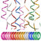 Naler 16x Ringelband Geschenkband Polyband Glitzer Deko Band in 8 Bunten Farben für Basteln und Verpacken, Geschenkverpackung, Ballonverschlüsse