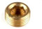 1/8 1/4 3/8 1/2 3/4 Female Thread/Male thread Brass Pipe Hex Head Brass End Cap Fitting Coupler Connector Adapter(Hexagon,1)