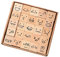 Amagogo 25-teiliges Mini-Stempel-Holzstempel-Set zum Basteln, Holz-Gummistempel, Tagebuch-Stempel-Set zum Malen, Kartenmachen, Journaling, Zeichnen, Emoji