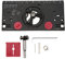 35mm Hinge Boring Jig Kit | ABS Woodworking Hinge Hole Drilling Guide with 1 / 16in Bit & Cutter | Cabinet Door Hinge Locator/Drilling Template for Accurate Installation (Black)
