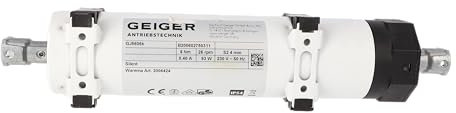 WAREMA Raffstore-Motor | Blockmotor GJ5606K Silent-6/26L | Mittelmotor | 230V, 50Hz | einstellbare Endschalter und Schaltfühler
