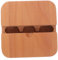 UKCOCO Portable Wood Phone Speaker Amplifier Stand Wooden Mobile Phone Holder for Enhanced Sound No Batteries Needed