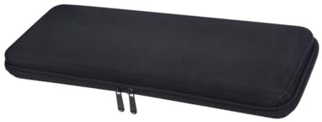 jojofuny Mechanical Keyboard Case Plastic Case Cover Zipper Keyboard for Craft Advanced Travel Storage Bag High Hardness