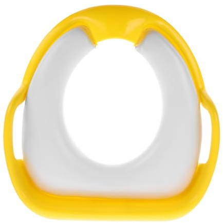 LOORGVEL Siège Toilette Garçon Fille avec Marche Antidérapante Réducteur Wc Garçon Fille avec Protection Anti-éclaboussures et Coussin Doux Siège Potty Toilet Seat avec Poignées et Dossier