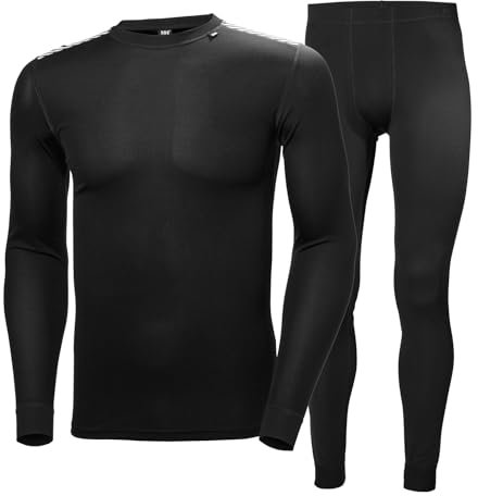 Helly Hansen herr HH COMFORT DRY 2-pack set funktionsunderkläder, svart, XL