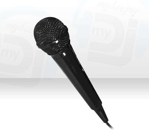 Micro Filaire pour Chant avec Prise Jack 6.35mm My Deejay - Interrupteur on/Off